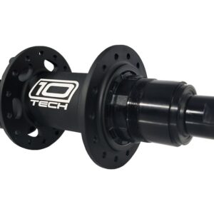 10TECH Rear Hub: 6-bolt,J-Bend,28H/14G, 12X148, Star Ratchet